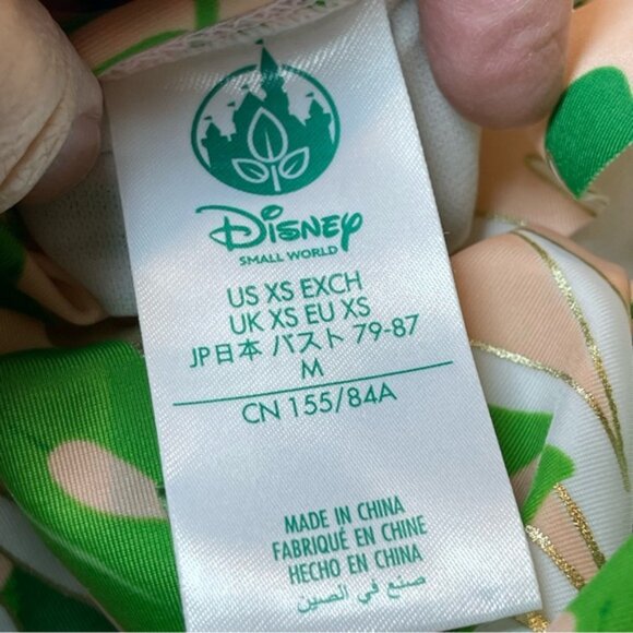 Disney Small World Mickey Mouse Ruffled One Piece Swimsuit Size XS NWT - Picture 2 of 8